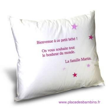 Coussin cadeau personnalisé