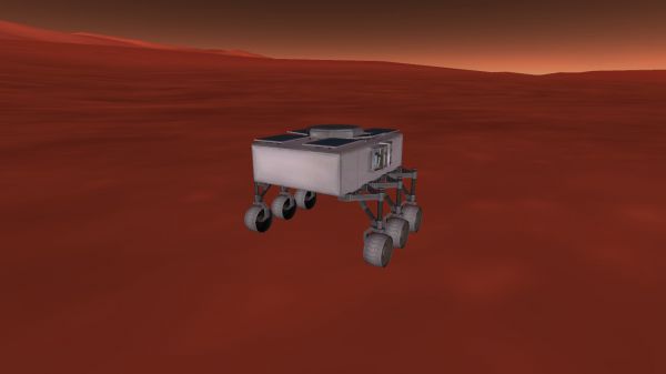 Une fois atterri sur Mars